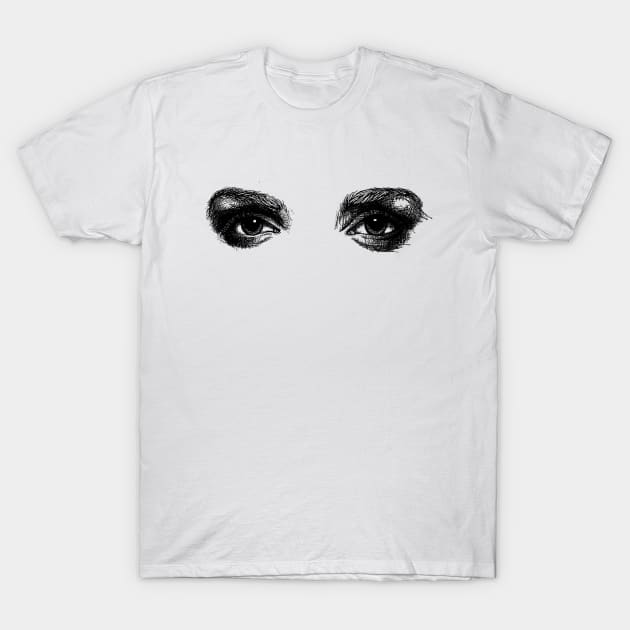 Pen and Ink Eyes T-Shirt by BjorksBrushworks